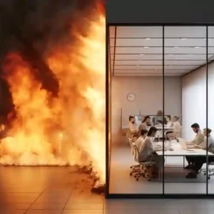 fire-rated glass doors