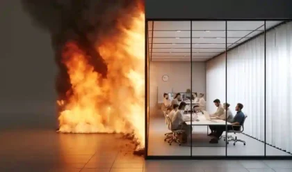 fire-rated glass doors